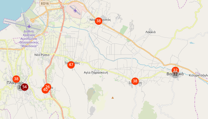 Άμεση πληροφόρηση για τις συνθήκες ποιότητας του αέρα στο δήμο Θέρμης μέσω εφαρμογής για κινητά